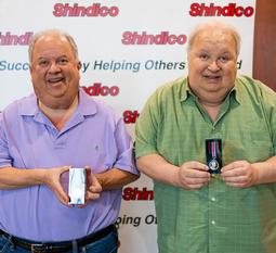 Sandy and Robert Shindleman Receive King Charles III Coronation Medal – 50 Years of Shindico