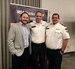 Two Israeli Paramedics from Magen David Adom Visit Winnipeg at May 8 event at Etz Chayim Synagogue