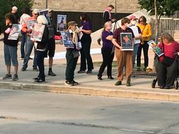 First Hand Account of the Vigil by Manitoba Friends of Standing Together for Gazan Children and Counter Vigil at the CMHR on June 5