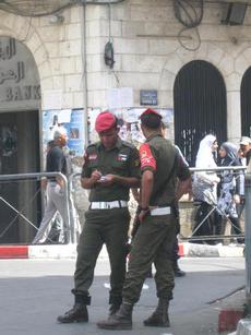 Palestinian civil police, Ramallah,