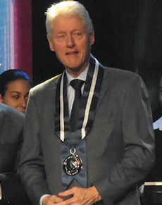 Bill Clinton At Shimon Peres's President's Conference Jerusalem