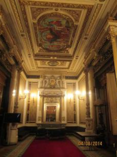 Inside Vienna State Opera . Huberman left Veinna for Switzerland just before Hitler's Aunchluss in 1937.