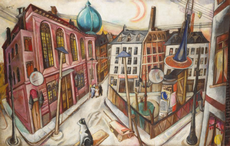 Die Synagoge in Frankfurt am Main, by Max Beckmann . In 1916, three years before Max Beckmann painted "The Synagogue" Germany's War Ministry conducted the so-called Jewish census which was supposedly conducted to combat anti-Semitic rumors of “Jewish shirking” from defending the German fatherland in the War. But as Hamlin points out in reality, the census was designed to determine whether more Jewish Germans than others were evading military service and it served to undermine Jewish political and civil rights.The results showed that Jews fought for Germany in record numbers.