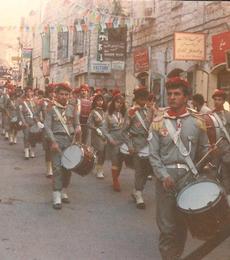Christmas Day parade in Bethlehem