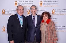 Prof. Alan Dershowitz, Howard Morry and Hope Morry