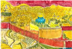 Jerusalem in Red