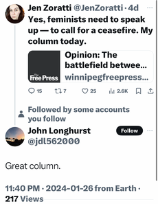 Screenshot of John Longhurst's tweet
