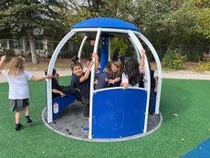 Children Love the New Gan-Reut Playground At the Asper Campus-Rich Family Is Lead Donor