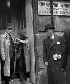 Grynszpan being arrested